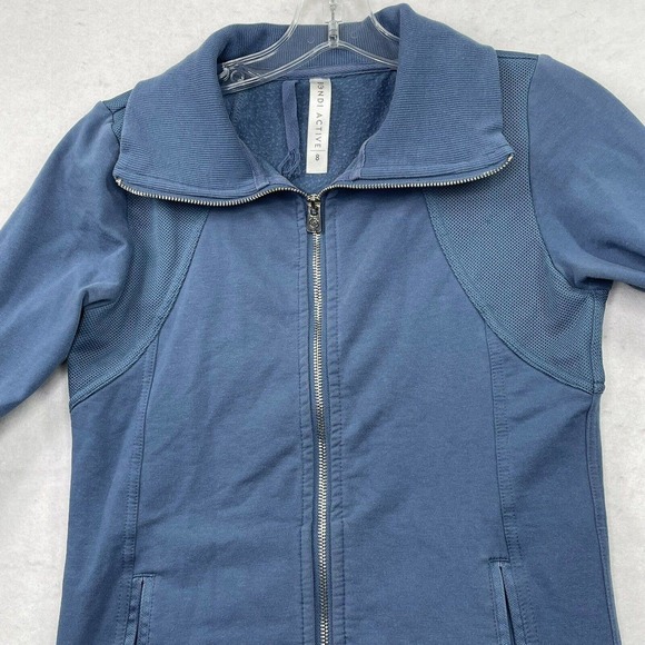 Bondi Active Womens Size 8 Full Zip Up Sweatshirt W/ Zip Pockets &‎ Mesh Accent - Picture 5 of 15